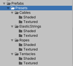 Cable presets