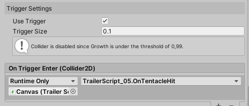 Tentacle Renderer Triggers