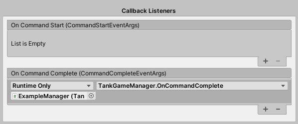 Command Callbacks