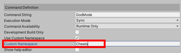 Namespace Setup