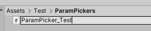 Parameter Pickers