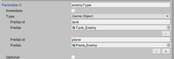 GameObject Parameters